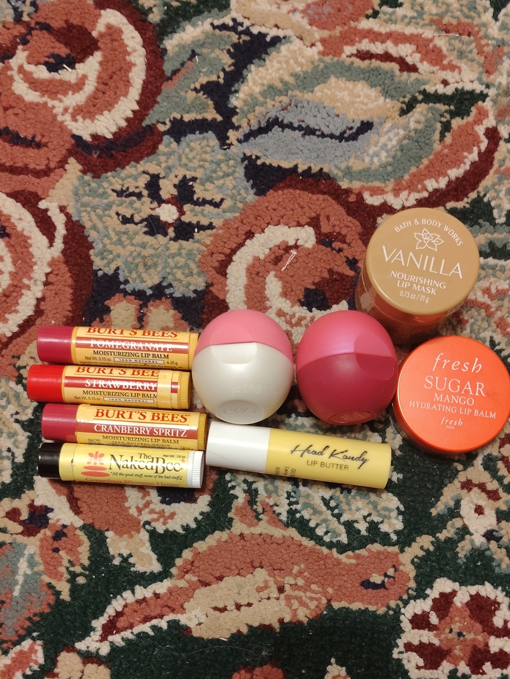 Burts Bees, Eos, Fresh, Bath And Body Works, Naked Bee,  Head Kandy Lip Balms